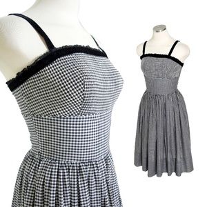 Vintage 1950s Gingham Sundress